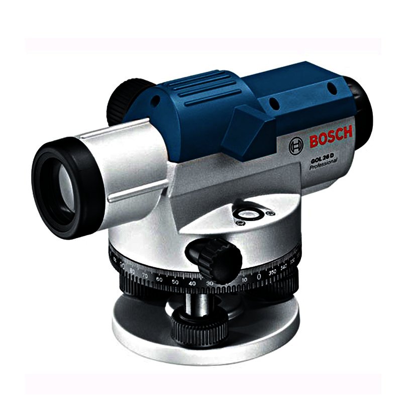 Máy đo khoảng cách quang học ﻿Bosch GOL26D (Xanh)