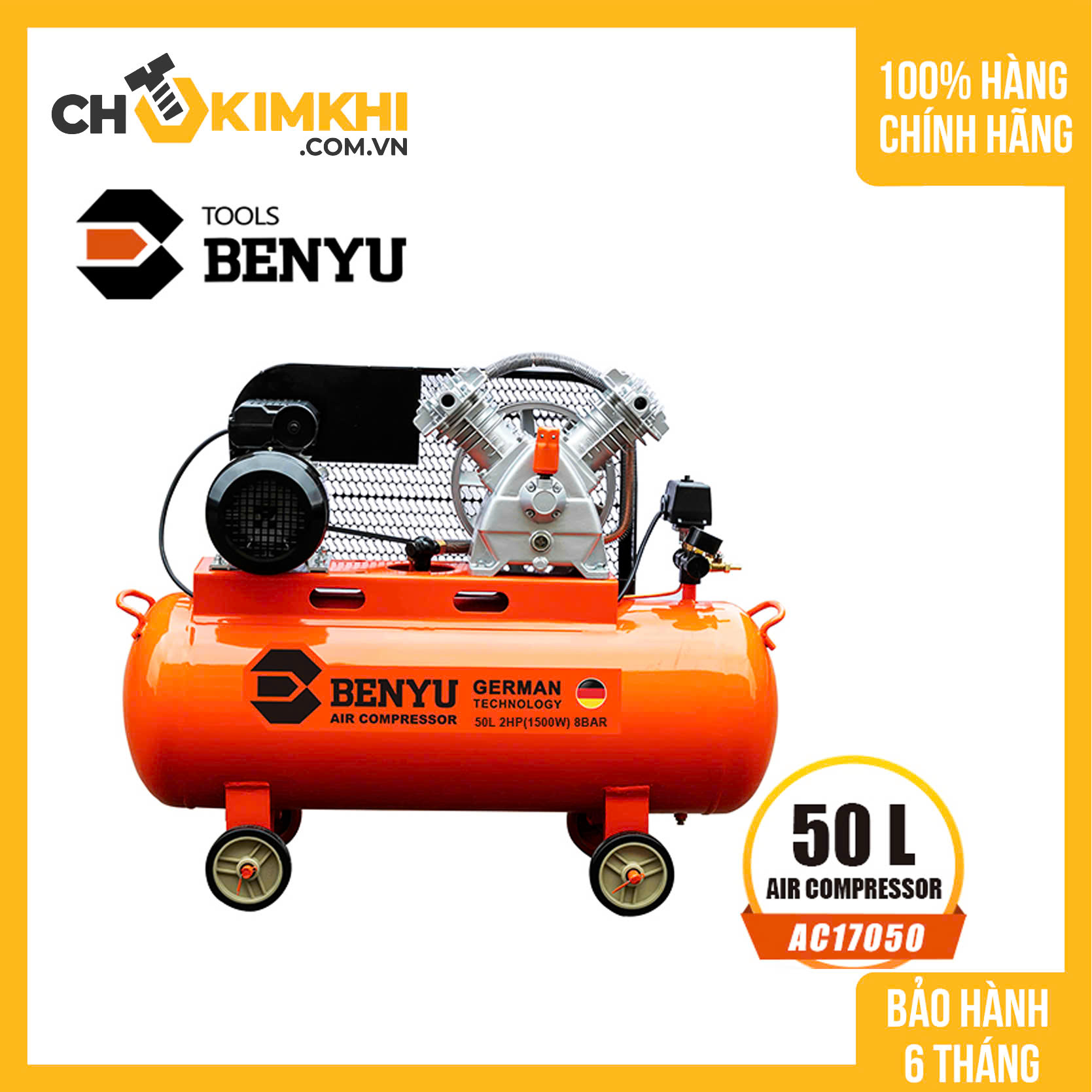 MÁY NÉN KHÍ PISTON BENYU AC17050